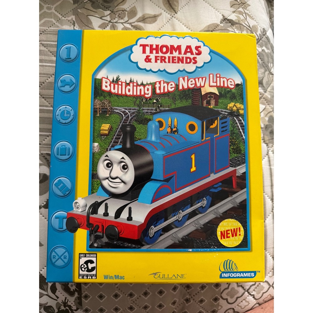 Thomas & Friends Building the New Line PC Mac CD-ROM Game 2002 New Sealed Box